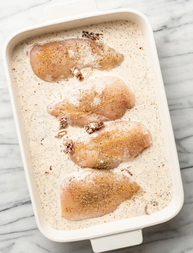 Baked Marry Me Chicken: The Hands-Off Oven Method For Feeding a Crowd 4 chicken in flour