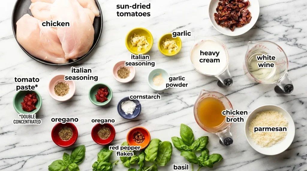 Baked Marry Me Chicken: The Hands-Off Oven Method For Feeding a Crowd 1 ingredients of baked marry me chicken