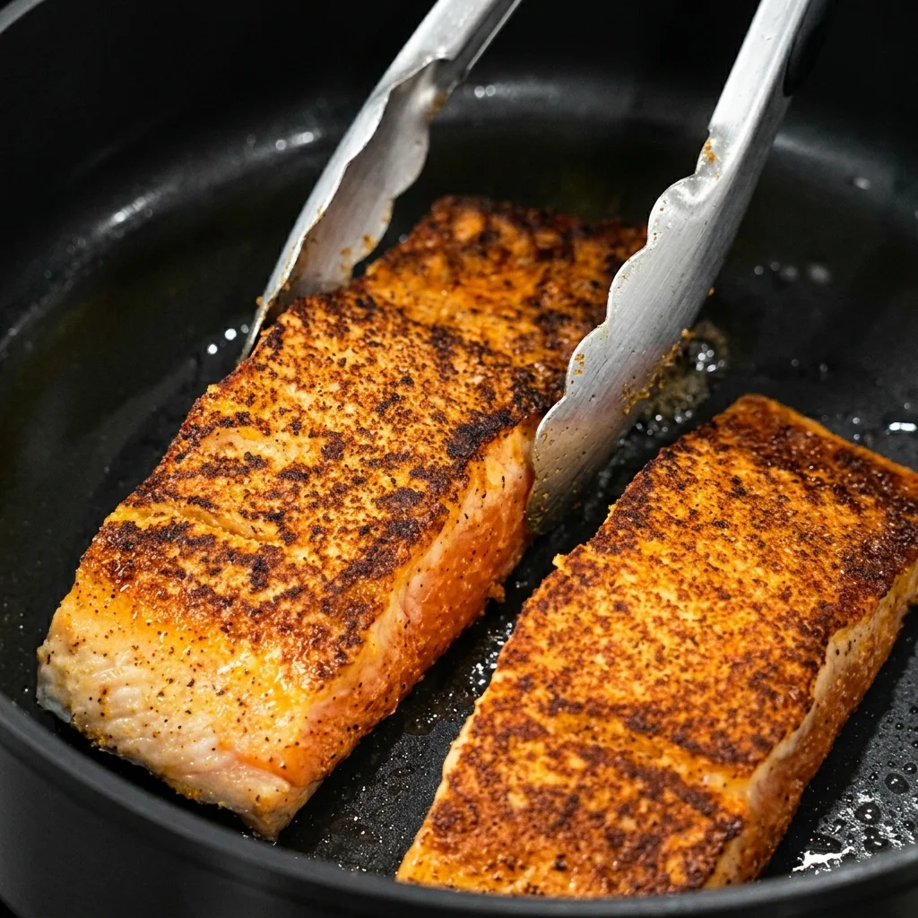 salmon making